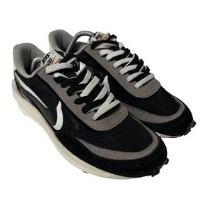 Nike LDWaffle Sacai Men 11 Black Anthracite BV0073-001 Double Layered Runner